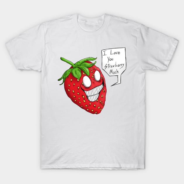 Strawberry T-Shirt by TheDoodleDream